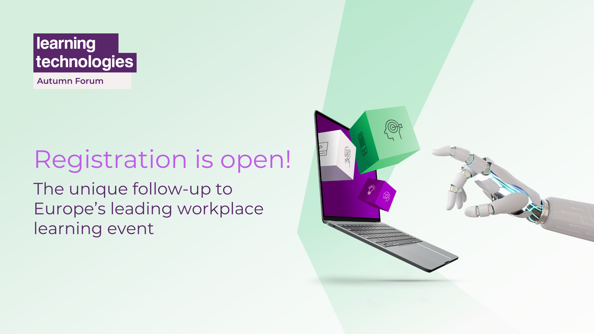 Learning Technologies 2025 Autumn Forum takes place online 14, 16, 21 and 23 October